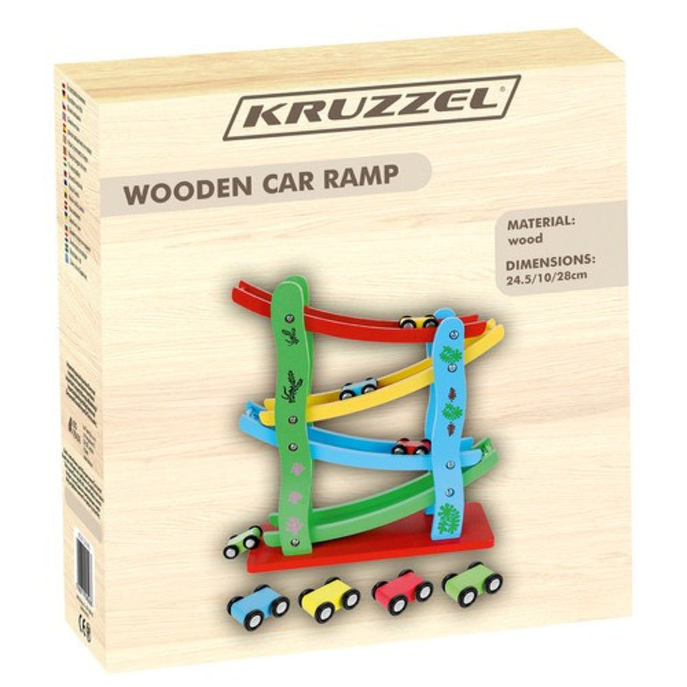 Toboggan en bois pour voiture