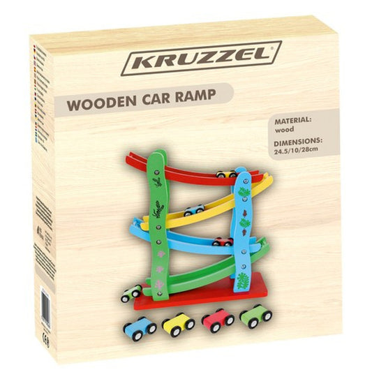 Toboggan en bois pour voiture