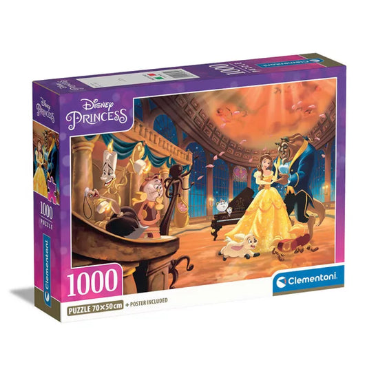 Puzzle Clementoni 1000 pièces Disney Princesse La Belle et la Bête