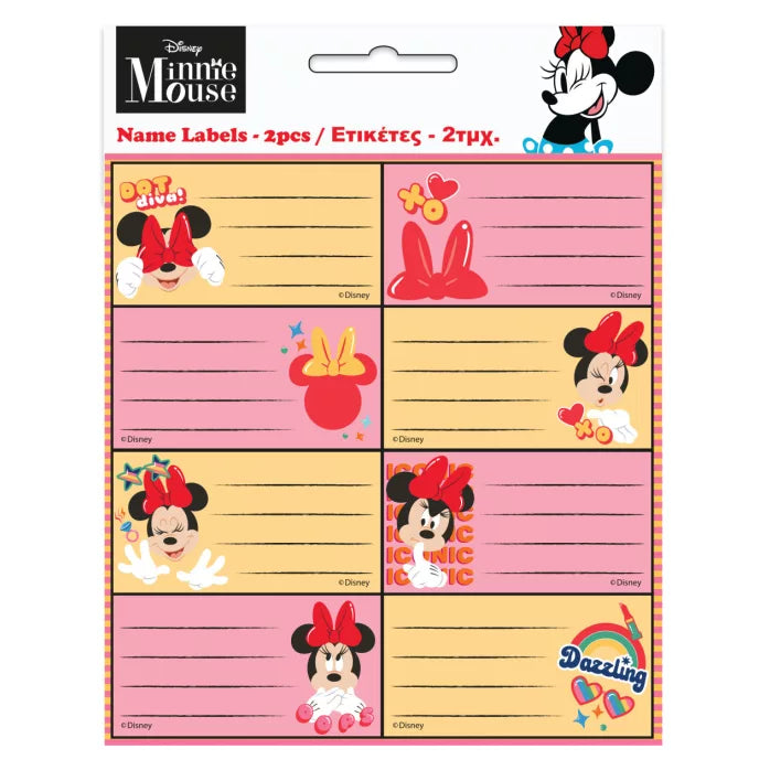Étiquettes autocollantes Minnie