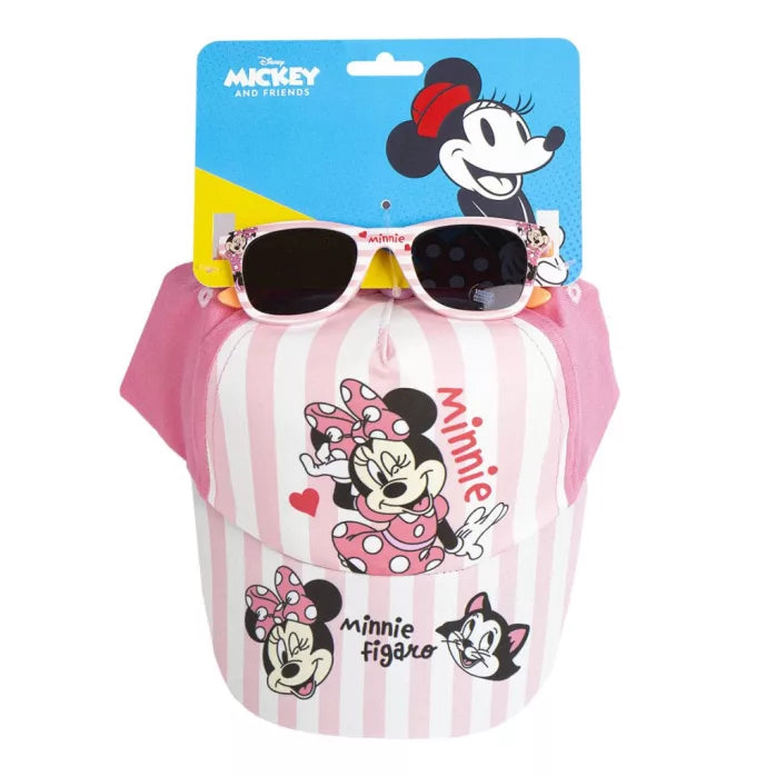 Ensemble lunettes de soleil et casquette Minnie