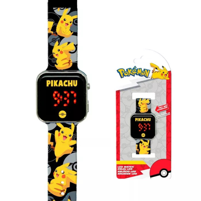 Montre numérique led pokémon