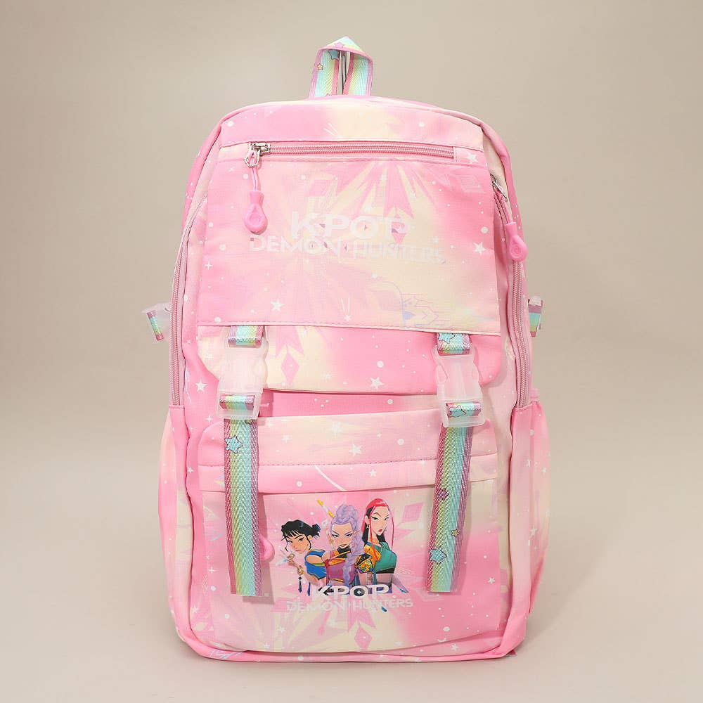 Sac à dos scolaire HUNTRIX Chasseurs de démons KPOP pour enfants