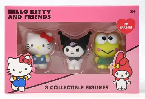 3 gommes Hello kitty