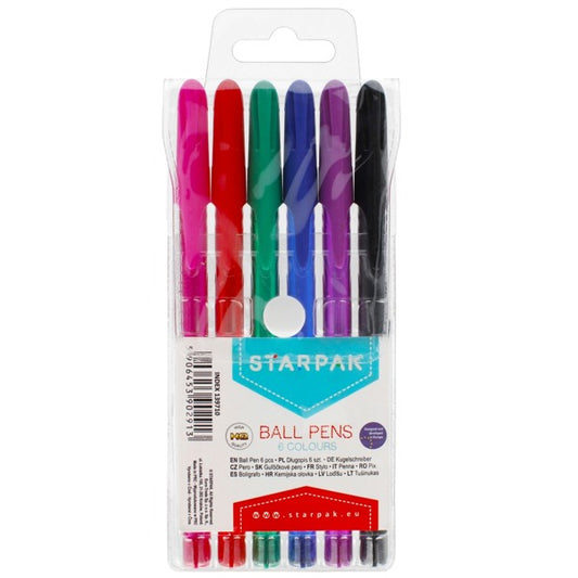 Pochette 6 stylos starpak