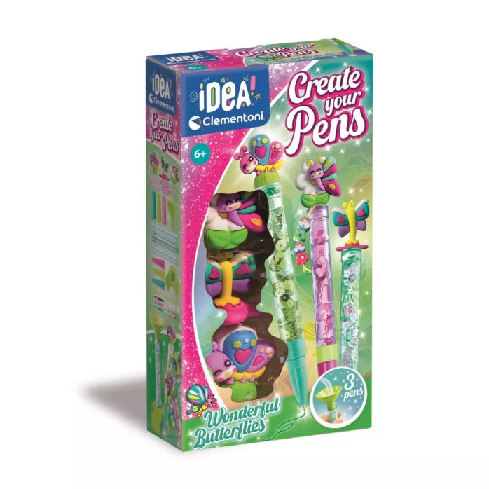 Fabrication de 3 stylos papillons  6+