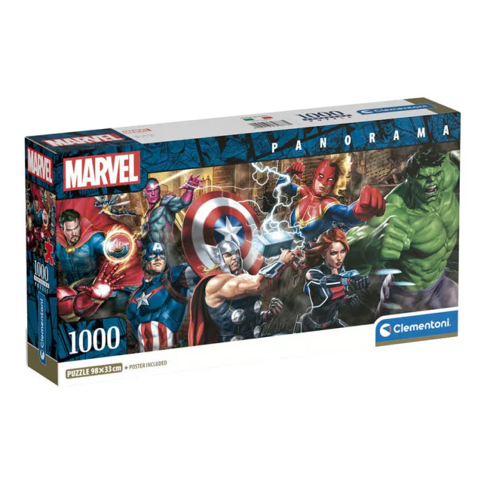 Puzzle panoramique Avengers Ultimate Unite de 1000 pièces Clementoni