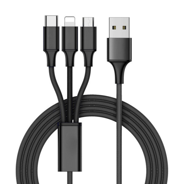 Câble USB 3 en 1 pour téléphone
