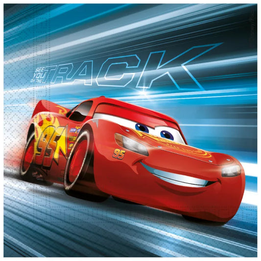 Serviette anniversaire Cars