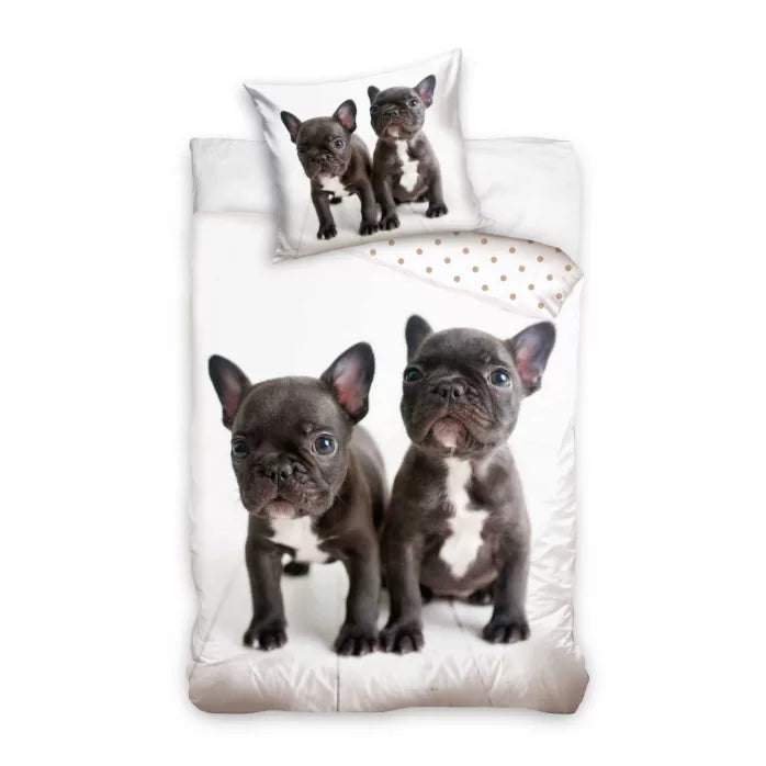 Parure de lit chien 140×200cm, 70×90 cm