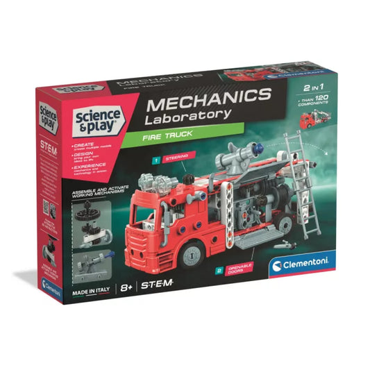 Kit construction camion de pompier 2 en 1       8+