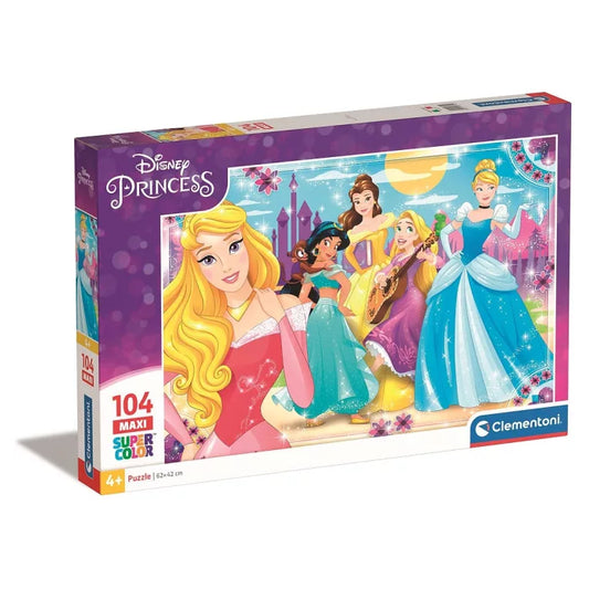 Puzzle 104 pièces maxi princesses