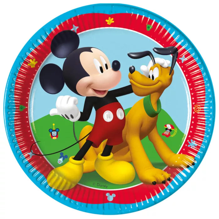 Assiettes anniversaire Mickey