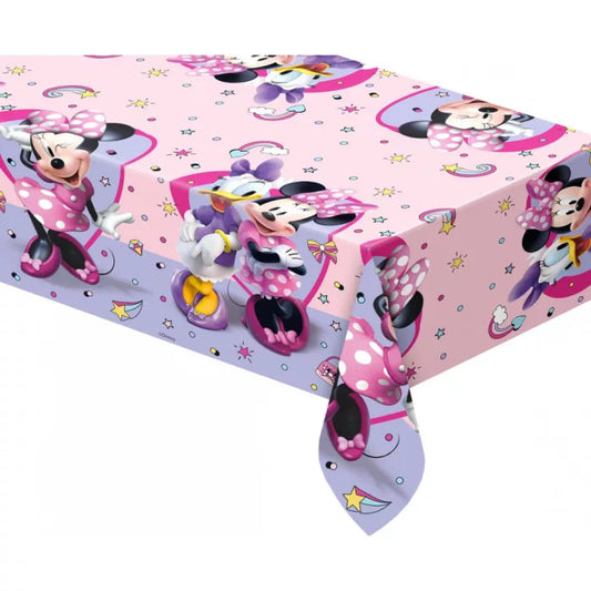 Nappe anniversaire plastique minnie