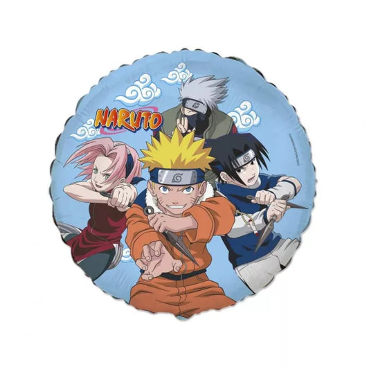 Ballon en aluminium Naruto Team 7 46 cm