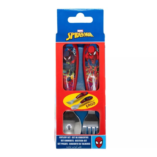 Couverts en métal spiderman lot de 2