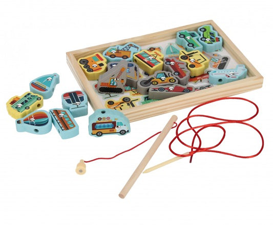 puzzle en bois magnétique véhicules
