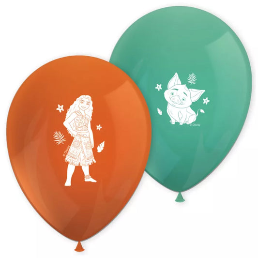 Lot de 8 ballons Vaiana