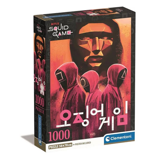 Squid game Puzzle compact Clementoni de 1000 pièces