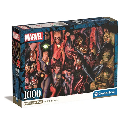 Puzzle Avengers Marvel 1000 pièces Clementoni