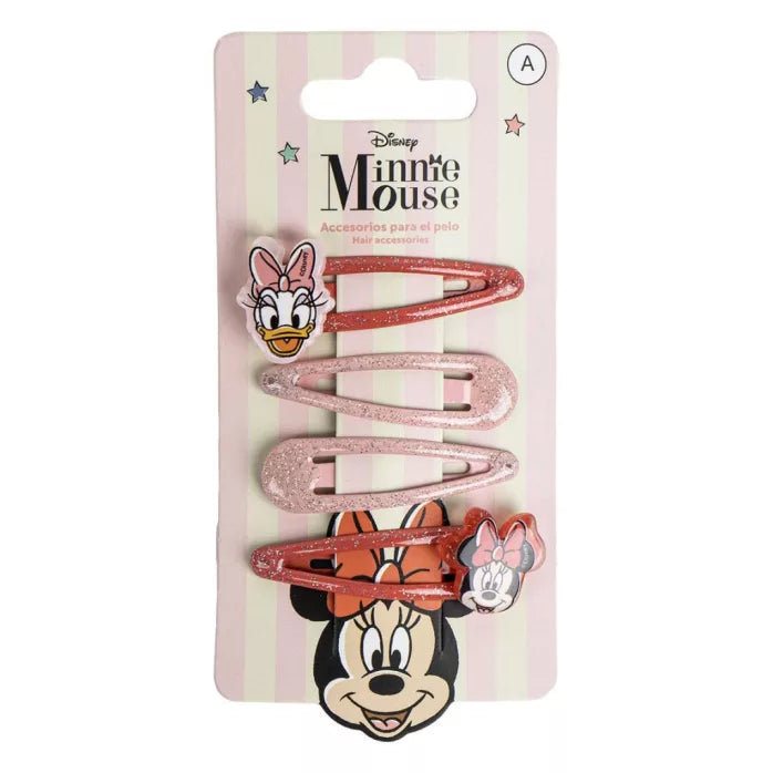 Barrette cheveux ×4 Minnie