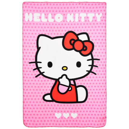 Plaid polaire hello kitty