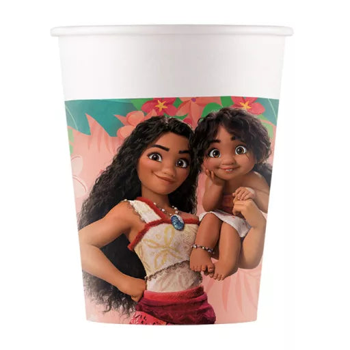 Lot de 8 gobelets en papier Vaiana