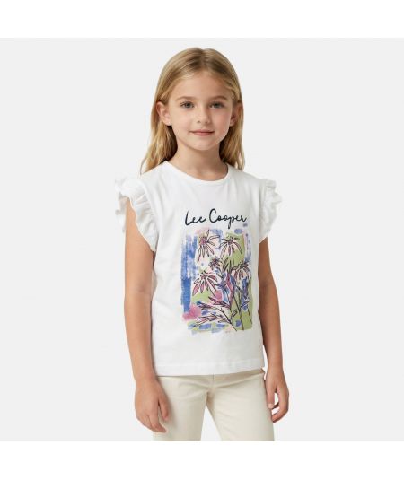 Tee shirt manche courte fille Lee Cooper