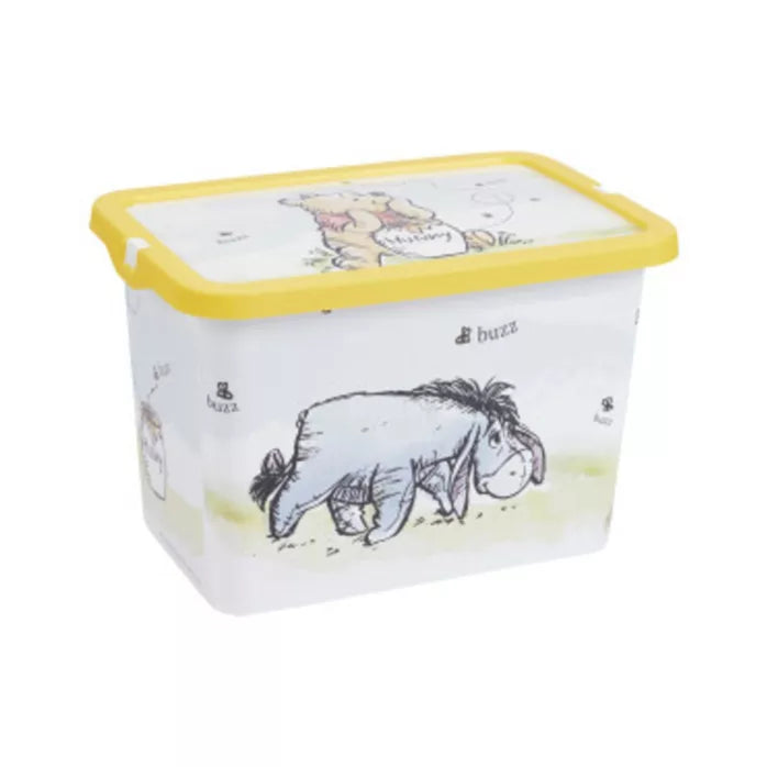 Boite de rangement plastique Winnie l'ourson 7L 19 x 19,5 x 29,5 cm