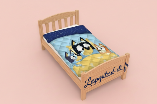 Couette matelassé Bluey 140×200 cm