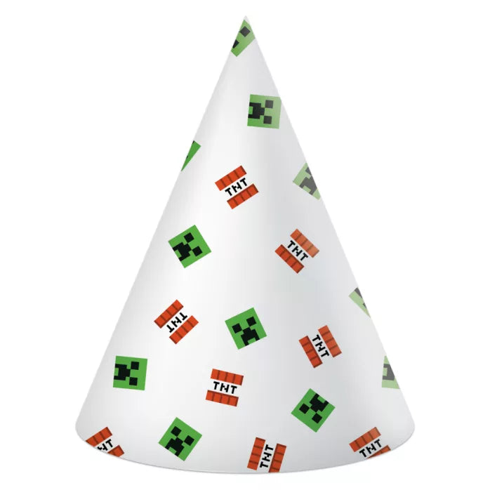Chapeau de fête Minecraft ×6 pièces