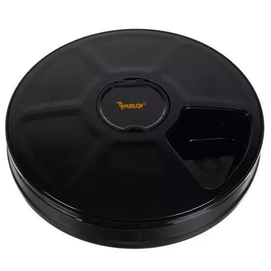 Distributeur automatique de nourriture pour animaux 6 compartiments