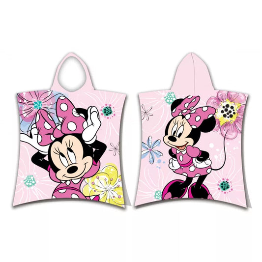 Poncho de plage Disney Minnie 55x115 cm séchage rapide
