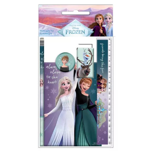 Papeterie reine des neiges 5 pièces