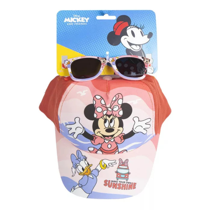 Ensemble lunettes de soleil et casquette Minnie