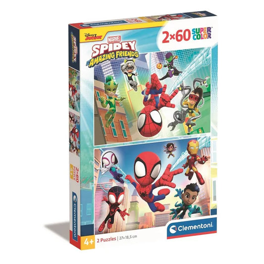 Puzzle spidey 2×60 pièces