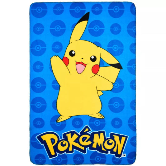 Plaid polaire pokémon 100×150cm
