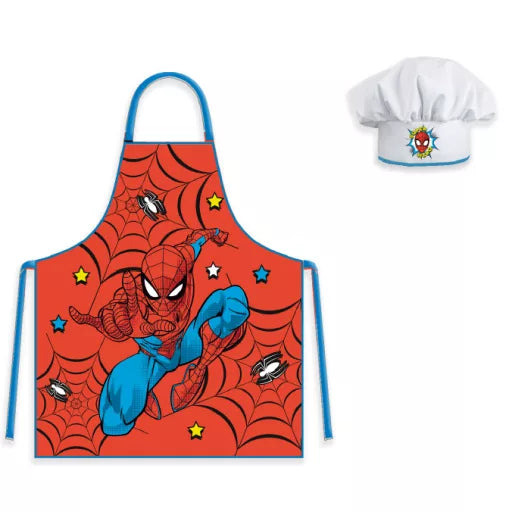 Tablier + toque spiderman