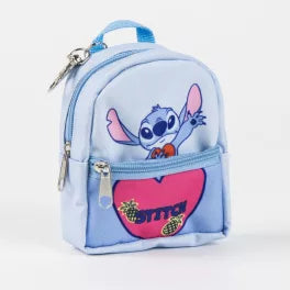 Ensemble mini porte clé sac avec papeterie stitch