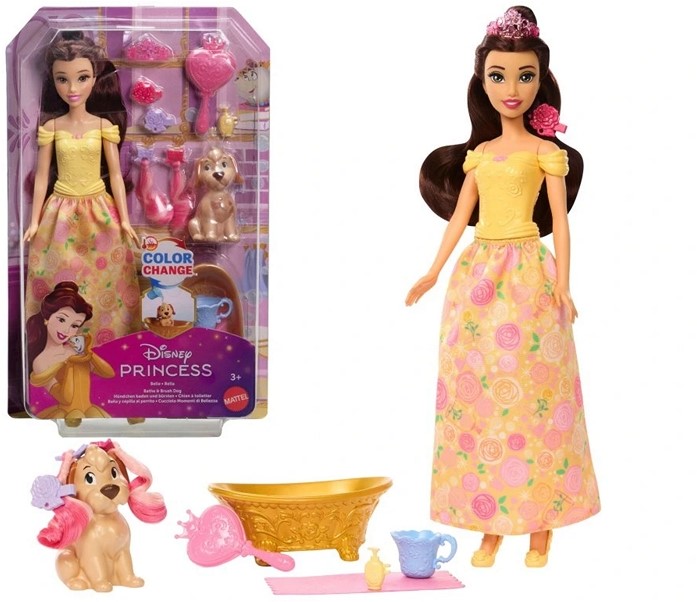 Princesse Belle de Disney, jouet pour le brossage du chien, 20 x 32,5 cm