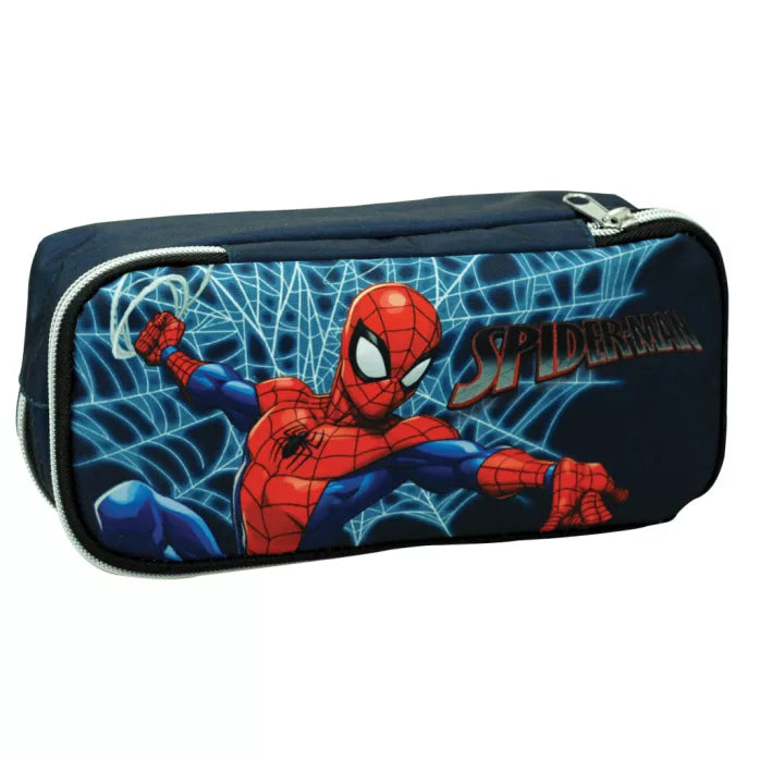 Trousse 2 compartiments 26cm spiderman