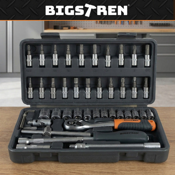 Coffret d'outils de 46 pièces.