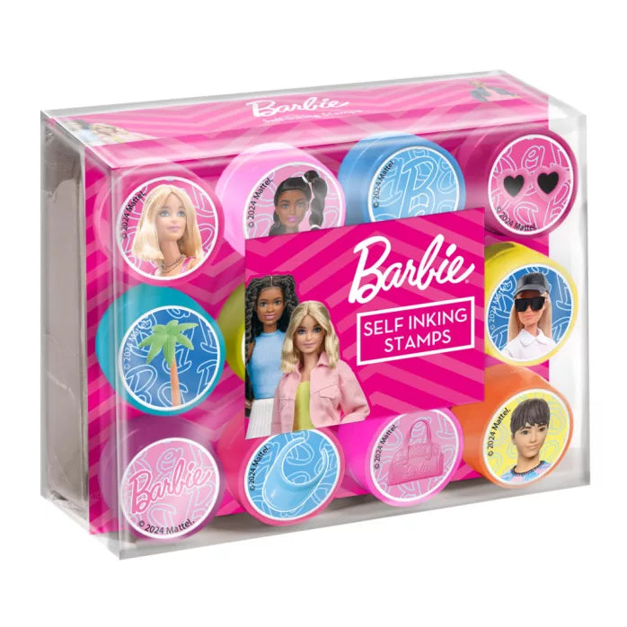 Ensemble 12 tampons barbie