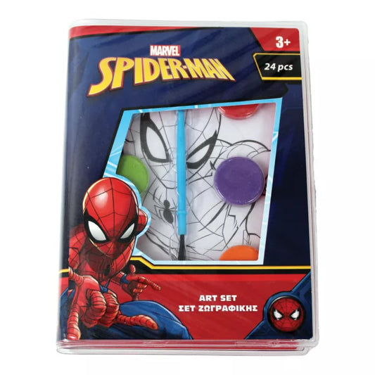 Ensemble de coloriage et peinture spiderman