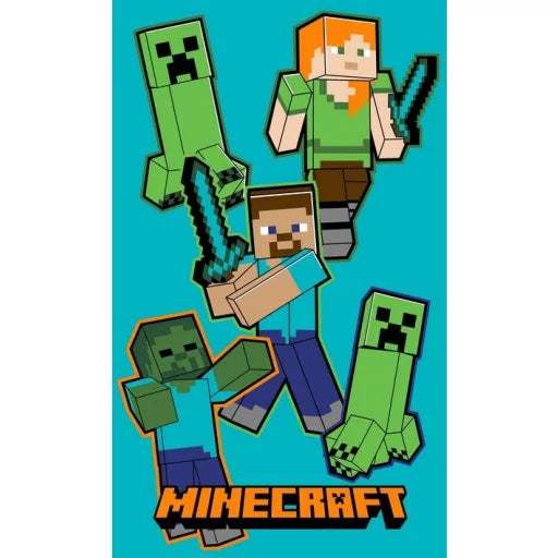 Serviette essuie main Minecraft 30×50cm
