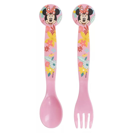 Couverts en plastique minnie
