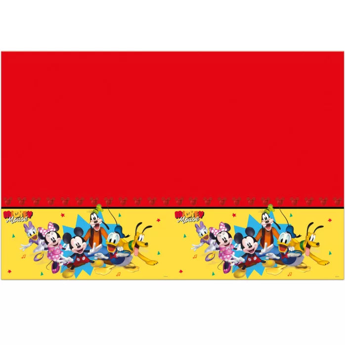 Nappe anniversaire rouge Mickey