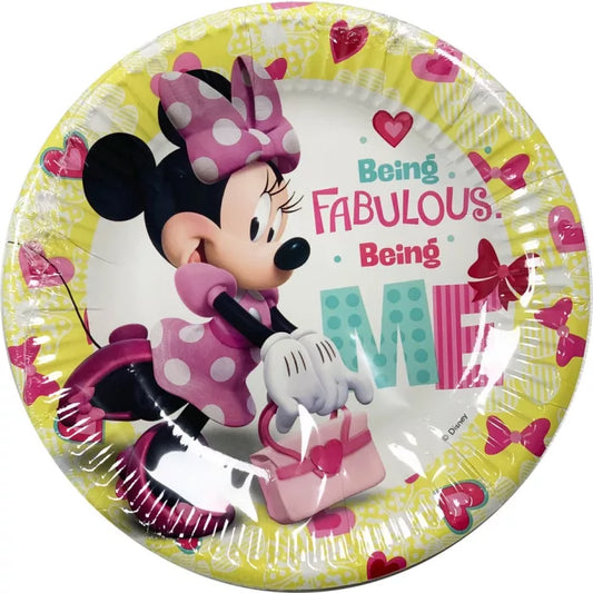 8 Assiettes Minnie
