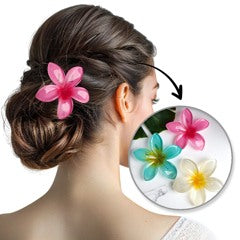 Pince épingle à cheveux fleurs