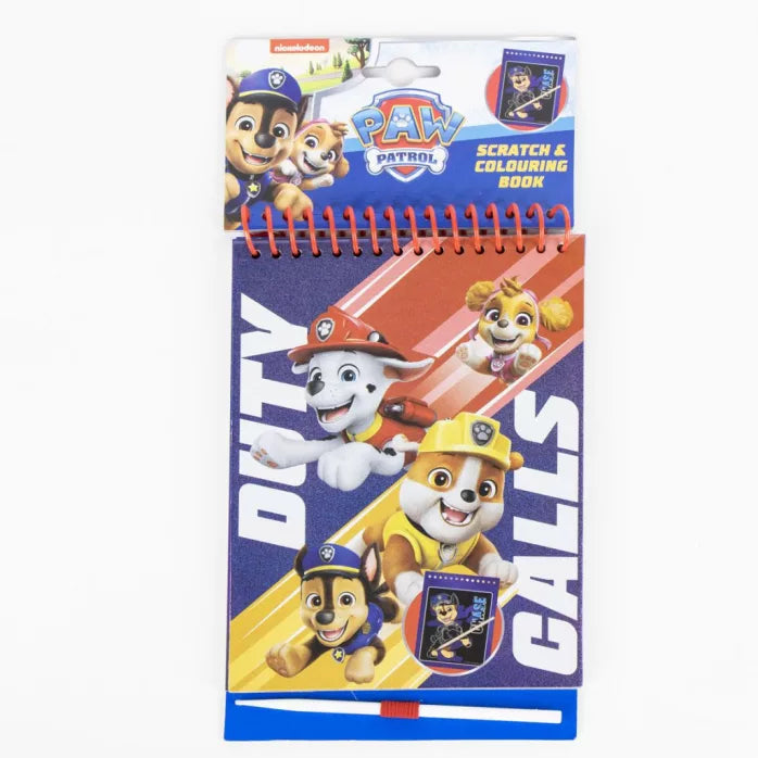 Livre cartes à gratter pat patrouille